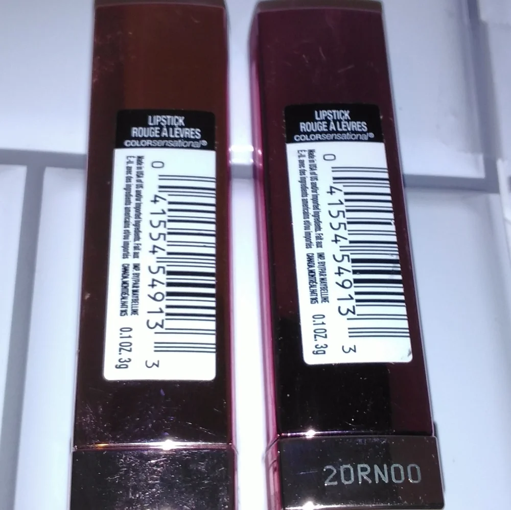 2 Pack Maybelline Colorsensational Shine Lipstick